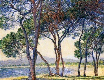  Claude Painting - Trees by the Seashore at Antibes Claude Monet